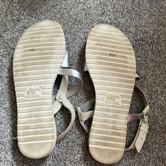 Sorel Leather Strappy Sandals - Picture 6 of 7